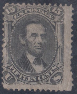 1868 US Stamp #98 Mint Regummed, Small Thin Spot CV $1,600 - Picture 1 of 2