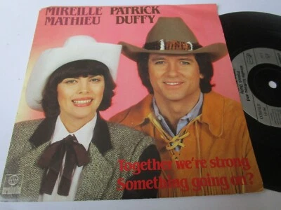 Mireille Mathieu & Patrick Duffy Together We're Strong / Something's Going On 7" Foto 1 de 4