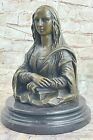 Bronze Art of Famous Painting Mona Lisa by Leonardo Da Vinci Sculpture Statue