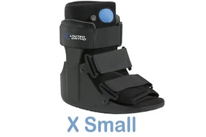 United Ortho Short Cam Walker Fracture Boot, XS Extra Small, Black-USA14011 NEW - Picture 1 of 4
