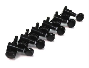 Right JINHO Locking Tuner Korean Black 6 Inline for Electric style Guitar - Picture 1 of 2
