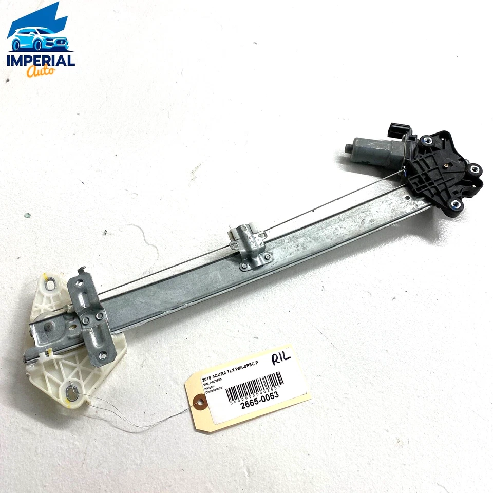 ACURA TLX 2015-2020 puerta trasera izquierda lado conductor ventana regulador motor OEM Foto 1 de 4