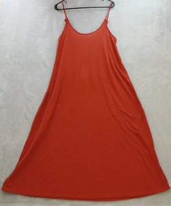 Nordstrom Rack Red / Rust Spice Low Ruffle Back Dress Size M - Picture 1 of 3