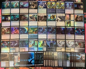 MTG - MAZZO 60 CARTE STANDARD DIMIR FAERIE - TALION IL SIGNORE GENTILE, GEMELLI GEMELLI - Foto 1 di 1