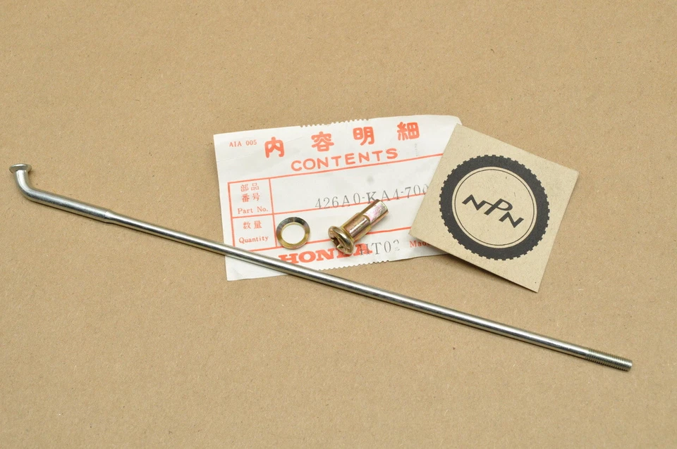 Juego de radios de rueda trasera NOS Honda 1982 CR125 R CR250 R CR480 R A 426A0-KA4-700 Foto 1 de 1