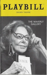 Playbill The Waverly Gallery 2018 Elaine May Joan Allen Michael Cera - Imagen 1 de 1