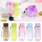 Capacity Portable Drinking Cup Square Sports Water Bottle Coffee Juice Cup