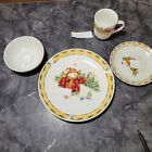 Vintage Gibson 2003 Snowman Frolic Christmas Dishes - Full Place Setting - READ!