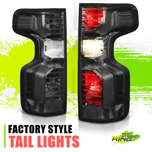 Factory Style Tail Lights for Silverado 1500 2500HD 3500HD 19-23 Black/Smoked