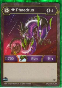 1 x Bakugan Resurgence Diamond Phaedrus Evo Card - ENG 108 RA BR New - Picture 1 of 1