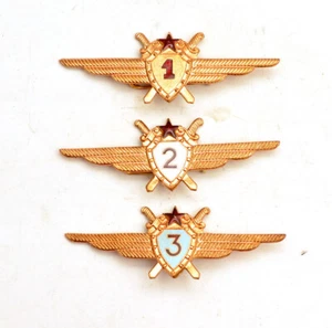 People's Republic of Hungary - Pilot Classification Badge set 1950, wing - Picture 1 of 3