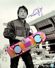 MICHAEL J FOX Signed Auto "BACK TO THE FUTURE" 16x20 Photo Official Pix & BAS
