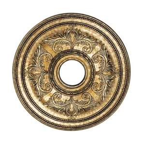 Livex Lighting Ceiling Medallions Ceiling Medallion, Vintage Gold Leaf - 8200-65 - Picture 1 of 1