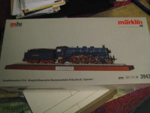 Marklin HO 39438 Class S 3/6 Steam Locomotive Hochhaxige in its original box NIB - Picture 1 of 12