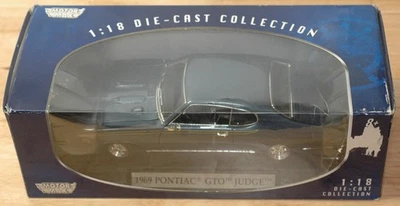 Motor Max 1:18 Scale 1969 Pontiac GTO Judge Die Cast Car New Free Shipping - Image 1 of 3