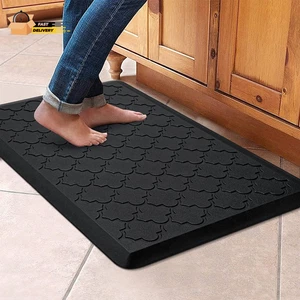 Alfombrilla de Cocina Acolchada Anti Fatiga Alfombrilla,17.3"X28", Gruesa Antideslizante Impermeable - Imagen 1 de 12