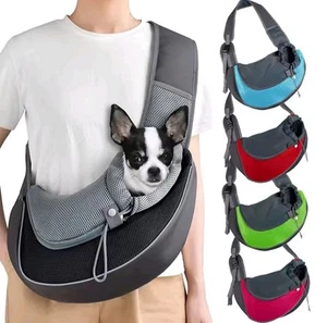 Borsa Tracolla Per Cani E Gatti Taglia L Nero Molto Resistente - Foto 1 di 7