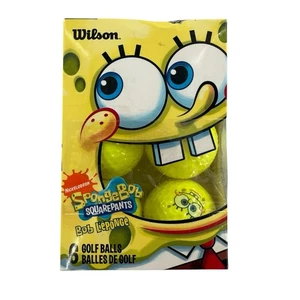 NUEVO paquete de 6 pelotas de golf Wilson 2009 Bob Esponja SquarePants - Imagen 1 de 7