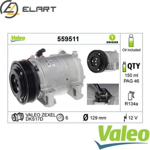COMPRESSOR AIR CONDITIONING 559511 FOR NISSAN 92600-JP11D 92600JP11D - Picture 1 of 9