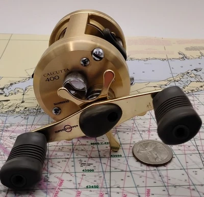 CARRETE DE PESCA SHIMANO CALCUTTA 400 LEVEL-WIND BAITCASTING *¡MEJOR ACCIÓN MEDIA!! Foto 1 de 4