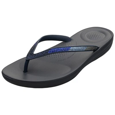 Chanclas FitFlop IQUSHION Ombre Sparkle Azul Medianoche Mujer - Imagen 1 de 4