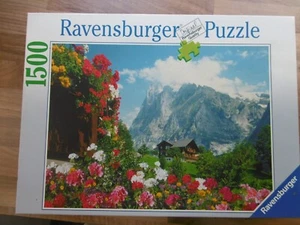 Puzzle 1500 pezzi - Svizzera: Oberland Bernese, Grindelwald contro Wetterhorn - Foto 1 di 2