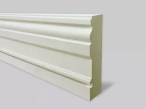 Period Architrave Board Georgian White Primed MDF 80 x 25 x 4200mm - Picture 1 of 1