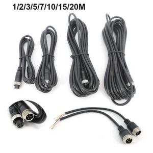 4 Pin GX12 core male to female Aviation Extension Video connector Camera Cable - Picture 1 of 14