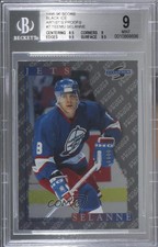1995-96 Score Artist's Proof Black Ice Teemu Selanne #7 BGS 9 MINT HOF