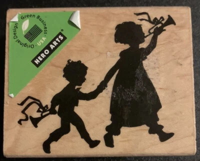 Резиновый штамп силуэт для детей Hero Arts Musical Walk  - Изображение 1 из 4