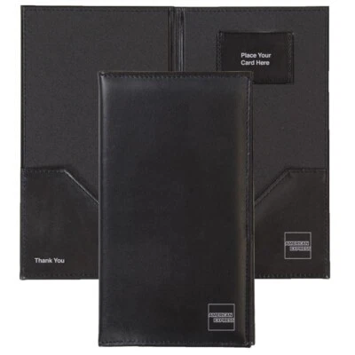 10-AMEX Premium French Turned Black/Silver Check Presenters - Image 1 of 4