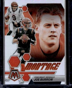 2023 Panini Mosaic #M-1 Joe Burrow Montage Silver - Picture 1 of 2