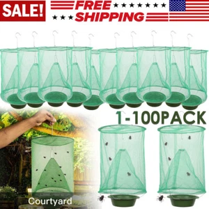 Lot The Ranch Fly Trap Outdoor Fly Trap Killer Bug Net Cage Perfect for Horses - Picture 1 of 12