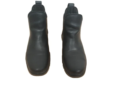 Botas al tobillo gruesas Chelsea elásticas de cuero negras Roper Performance para hombre 7,5 Foto 1 de 4