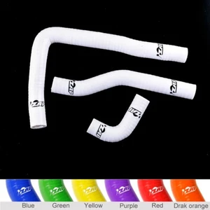 Kits de manguera de refrigeración de radiador de silicona KAWASAKI KX 65 KX65 2000-2015 blanco ZAP - Imagen 1 de 14