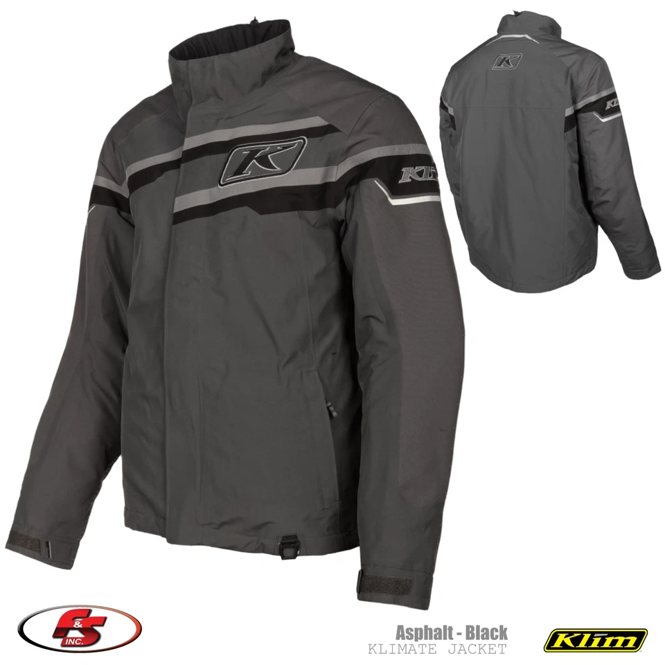 NUEVA CHAQUETA KLIM Klimate moto de nieve Gore-tex asfalto - negra LG y 5X Foto 1 de 1
