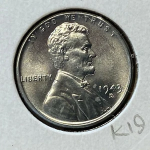 1943 D BU Lincoln  K19 - Picture 1 of 2