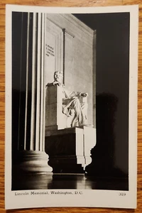 Lincoln Memorial Washington DC Real Photo Postcard PC 1950s Unused - Picture 1 of 1