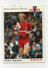  Panini 92 cards Official Players Collection 1992 Mark Wright Liverpool No97