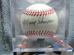 MOOSE BILL SKOWRON SIGNIERT BASEBALL ROMLB 2001 TOPPS ARCHIVES RESERVE - Bild 1 von 4