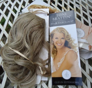 Toni Brattin Hair Fabulous Light Blonde Extension Curls Heat Friendly 202 10" - Picture 1 of 10