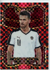 2017-18 Panini Select Terrace tablero de ajedrez rojo #25 Martin Harnik - Austria - Imagen 1 de 2