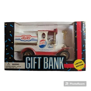 Pepsi Cola Diecast Truck Gift Bank 1993 Edición Limitada Coleccionable Réplica Coche - Imagen 1 de 13
