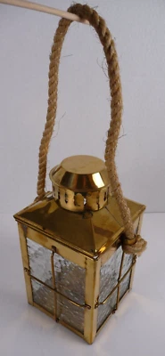 Tung Woo Kerosene Lamp Oil Hurricane Carriage  Solid Brass Hanging NIB VINTAGE - Image 1 of 4