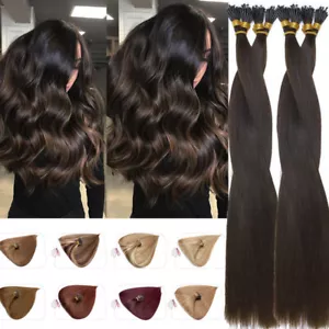US Nano Ring Tip 100% Estensioni Capelli Umani Remy Nano Perline Nero SVUOTA - Foto 1 di 44