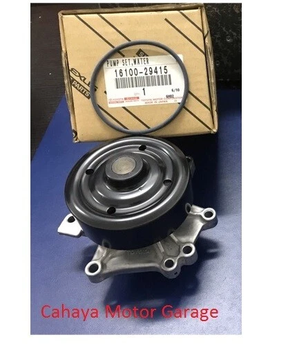 Conjunto de bomba de agua original OEM 16100-29415 para Toyota Corolla Matrix 2002-2007 Foto 1 de 1