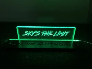 Sound Authority Plexiglass - 3/4" X 12" X 3" Engraved Acrylic Window For Sub Box - Picture 1 of 24