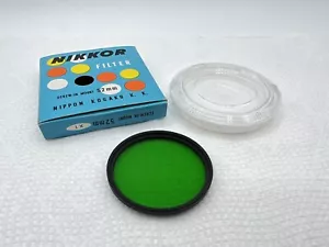 Nikon X1 52mm Green Filter W/ Case and Box - MINT IN BOX - Picture 1 of 3