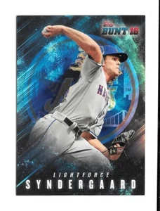 2016 Topps Bunt NOAH SYNDERGAARD LIGHTFORCE - NEW YORK METS - #LF-24 - Picture 1 of 1