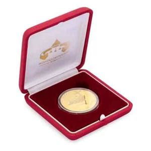 Gold tone Jubilee 2025 Commemorative Coin Exclusive Edition ideal as a gift - Picture 1 of 6